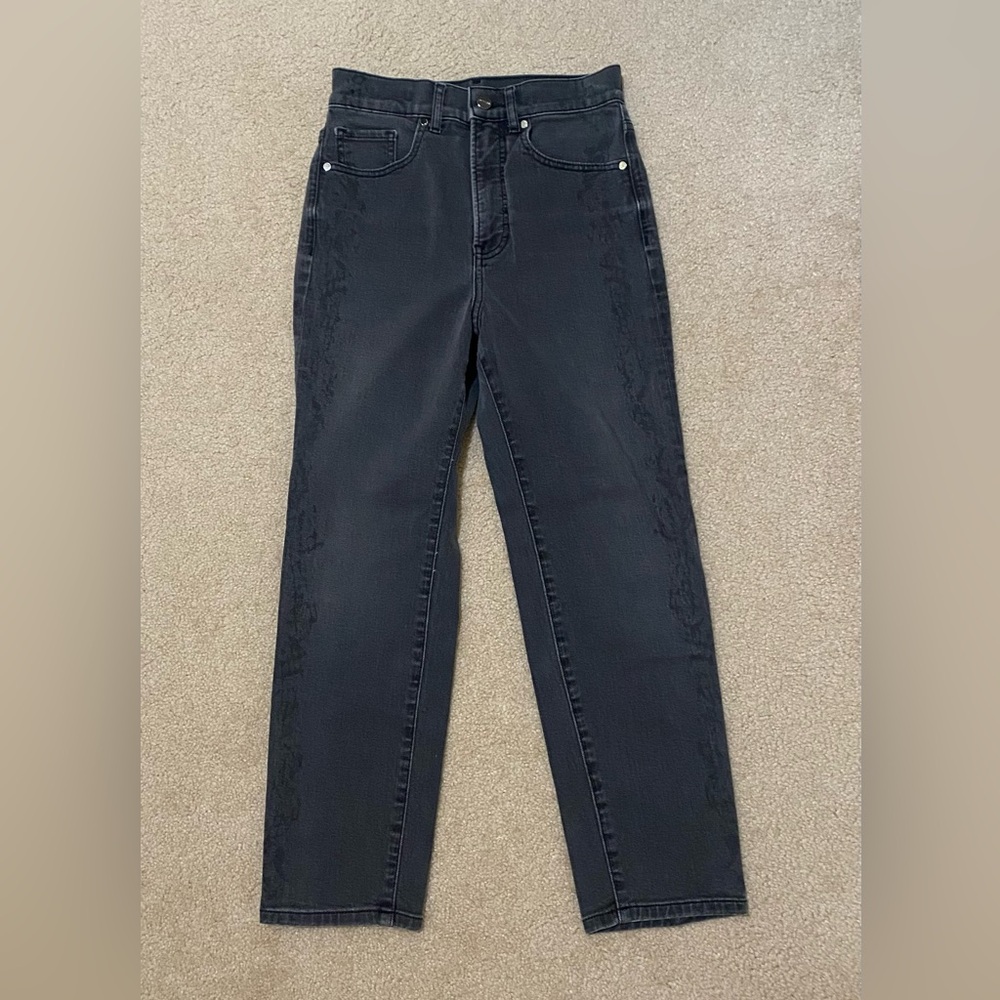 Express Mid Rise Black Women's Jeans